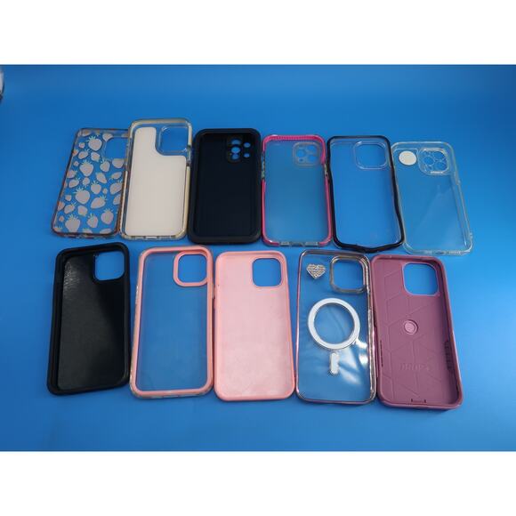 11-Item iPhone Case Collection — Primarily iPhone 12 Pro Max - Picture 4 of 7